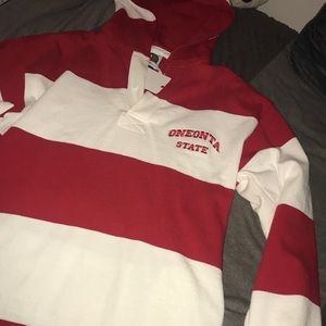 Rugby hooded shirt